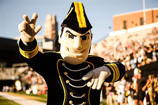 Vanderbilt's Mascot Narrowly Avoids Disaster After Crashing Out On ATV