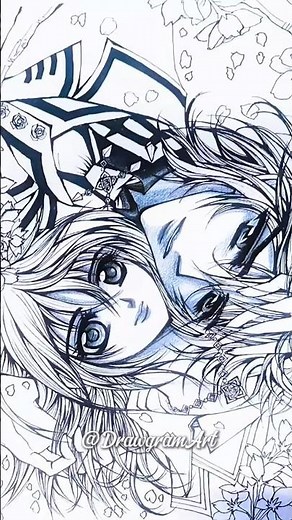 Kaname Kuran & Yuki Cross 🩸 Vampire Knight Drawing #イラスト #イラストメイキング #KanameKuran #YukiCross