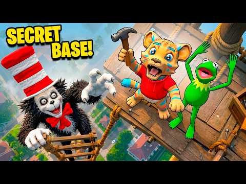 Can The SECRET SKYBASE Survive CAT IN THE HAT in GMOD..
