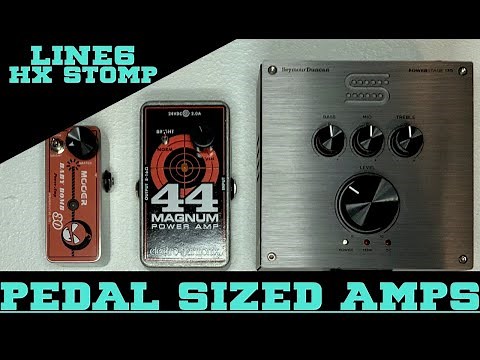Pedal Sized Amps: Mooer Baby Bomb, EHX Magnum 44 & Seymour Duncan PS170