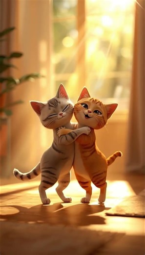 Cat Dance ❤️| Cute kitten #ai #cat #lovecats #cats#catvideos #funny #kittens