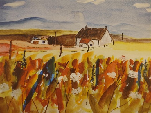 Scottish Landscape Painting, Original Art Copy - Etsy