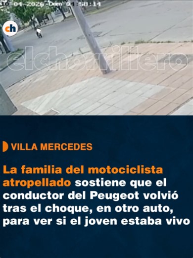 🔴 Gonzalo Suárez atropelló a Cristian Gil y se fugó, dejándolo abandonado y herido. 👉 Testimonios y registros fílmicos indicarían que unos 10 minutos después del choque, el automovilista habría regresado en un Chevrolet Astra. 🔗 Para leer la nota completa, ingresá a nuestro sitio web www.elchorrillero.com #Motociclista #Atropellado #Video #VillaMercedes #ElChorrilleroSL