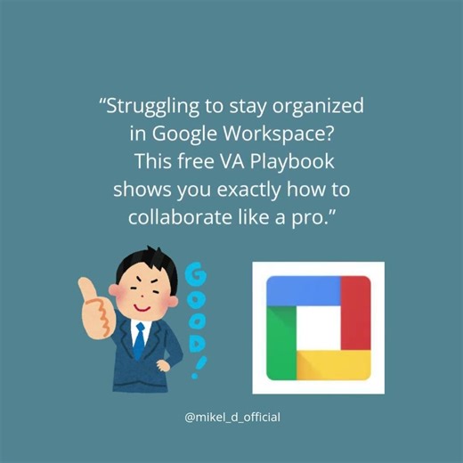 Free VA Workspace Essentials Playbook | Google Workspace for VAs