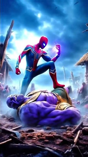 spiderman venom doctor strange Deadpool supergirl vs Thanos #story #marvel #marvelhero
