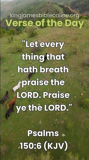 Psalms 150:6 (KJV) - Most Inspiring Bible Verse Revealed!