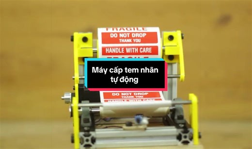 "Auto label sticker dispenser machine" đồ án điện tử, tự động hóa máy ...