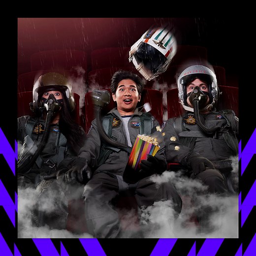 Ready to take movies to the next level? 4DX is now open at Event Cinemas Castle Hill! Get ready to have all your senses fully awakened in 4DX, where high-tech moving seats, wind, water, fog, and scents bring the action to life like never before. Book your tickets to experience it now. | Event Cinemas