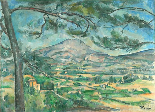 Montagne Sainte-Victoire with Large Pine