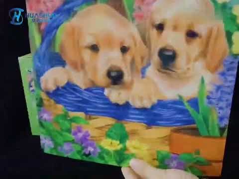 3D lenticular printing jigsaw puzzle 3d printing on PP material ‪@PuzzlesTVchannel‬