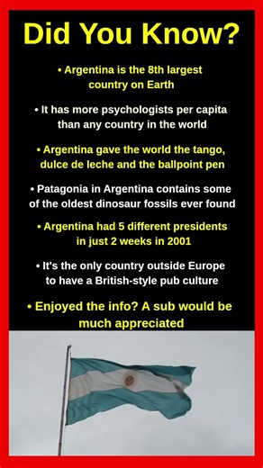 Shocking Facts About Argentina Nobody Talks About 🇦🇷😱