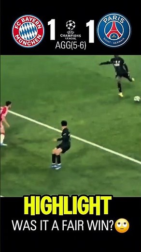 Bayern Munich 1 - 1 PSG, AGG(5-6) FULL HIGHLIGHT #psg #bayern #bayernpsg #ucl