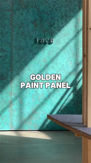 Mark Sun | A stylish retro background wall. I want to build lightly and quickly, it also needs to have a copper plate texture and be durable, to meet... | Instagram