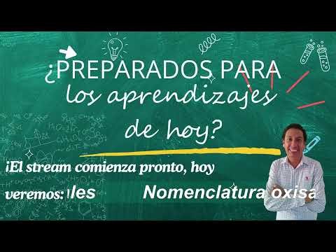 📘 Nomenclatura de Oxisales — Clase en vivo con el profe Tlato