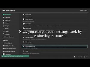 Retroarch: Enable and Disable Kiosk Mode