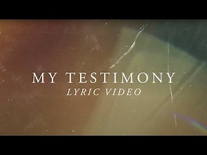 My Testimony - Elevation Worship (Live) | Garden MSC [LYRIC VIDEO]