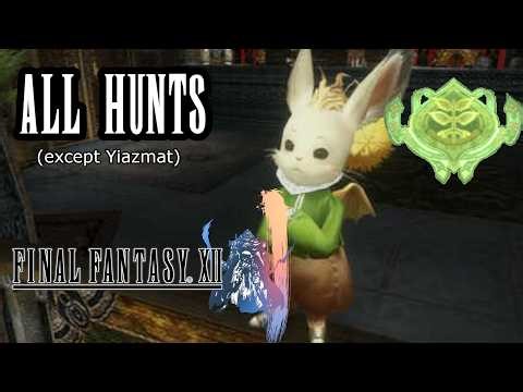 Final Fantasy 12 (Playstation 2) - All Hunts (Except Yiazmat)