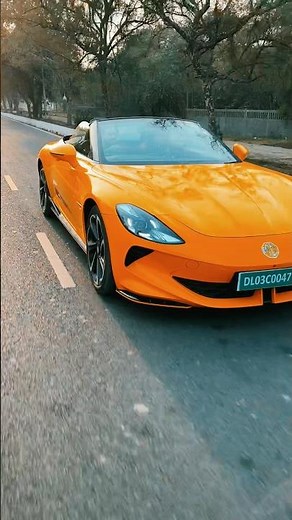 EV Car Ka Ye Sound Sunke Dimag Hil Gaya | MG Cyberster #mgcyberster