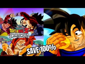 Dragon ball infinite world : SAVE 100% Aether sx2 - Gogeta SS4 Vs Syn Shenron