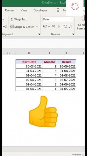 Excel - Add months to Date | Tamil | MS Excel