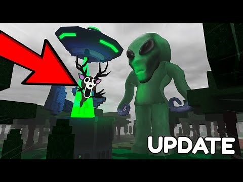 ALIEN INVASION in 99 NIGHTS IN THE FOREST ROBLOX