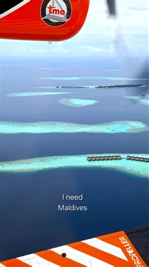 Maldives from air is BREATHTAKING 🌴 #maldives TRAVEL ✈️