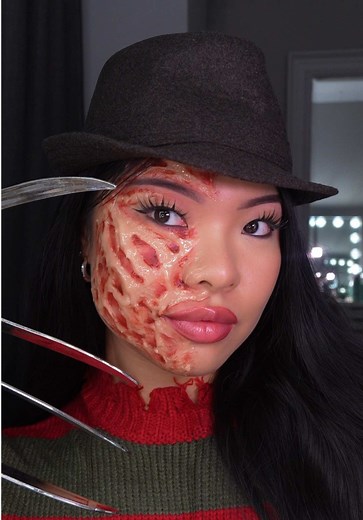 Freddy Krueger Halloween Makeup Tutorial