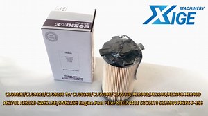 Excavator Diesel Engine Fuel Filter F-266 800154401 53C0970 5335504 Iron Oil Element One for CLG920E/CLG922E/CLG925E Spare Parts