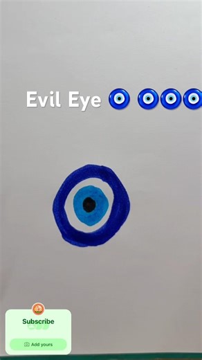 Evil eye drawing #art#drawing #easydrawing #easyart #youtubeshorts