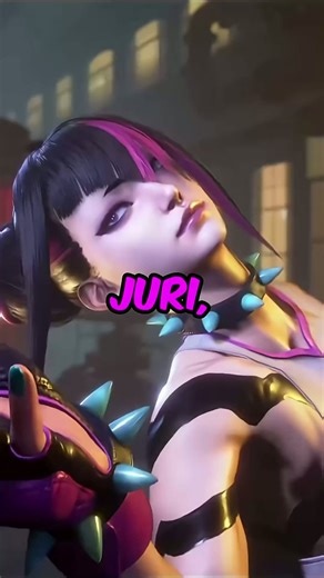 Juri mocks Chun-Li's iconic victory pose in Street Fighter 6 #streetfighter6 #streetfighter