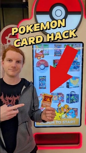 Pokemon Machine hack trick! #pokemoncard #pokemoncards #meatcanyon