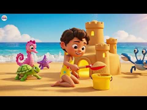 Ocean Wave Splash Dance 🌊🐚 | Fun Kids Water Song | Baby Songs & Animated Nursery Rhymes