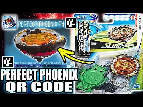 PERFECT PHOENIX P4 QR CODE BEYBLADE BURST TURBO APP + COLLAB