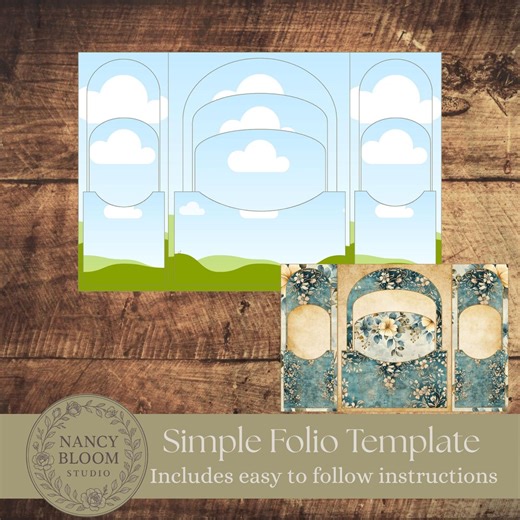 Simple Folio Template: Use With Canva - Etsy