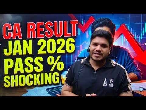 CA Foundation & CA Inter Jan 2026 Result Analysis | AIR Toppers, Pass Percentage & Result Breakdown
