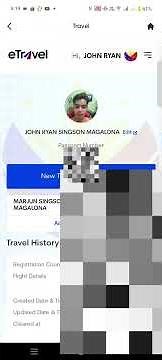 Paano mag Fill out ng Etravel Online