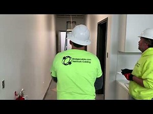 Pulling large amount of network cabling for commercial projects | Bridgecable.com | How To Guide