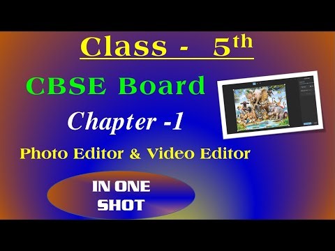 Class 5 Computer Chapter 1 | Photo Editor & Video Editor Explained in Hindi | Education Techpoint