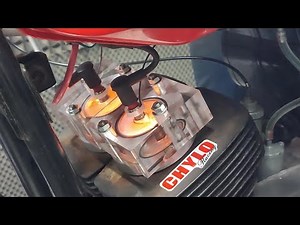 TRANSPARENT 2 CYLINDER HEADS JAWA 2 STROKE ENGINE TUNING