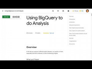 Using BigQuery to do Analysis