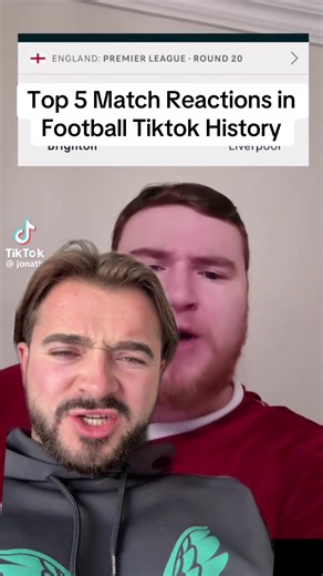 Top 5 Match Reactions in Football TikTok History