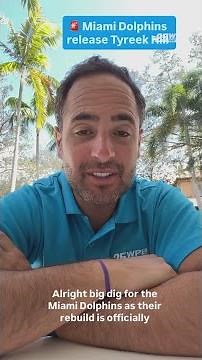 WPBF 25 Sports Anchor Yianni Kourakis on reports of Miami Dolphins releasing Tyreek Hill