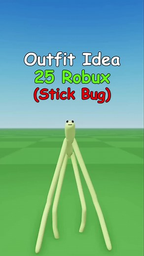 Roblox Stick Bug Outfit Idea ⭐ #stickbug #bug #roblox #robloxtiktok #outfit #outfitidea #warned #funny #fyp #viral