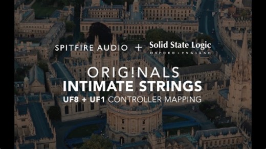 SSL Controller Map For Spitfire Strings