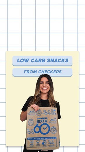 Low carb, high snack game 💥🛒 Staying on track doesn’t mean saying goodbye to snacks; it just means snacking smarter. These low-carb favourites from @checkers_sa are always in our basket: 🥒 Mini cucumbers & guacamole (93 Cals, 6g Carbs) 🌱 @lancewood.co.za Dip De’Lite & seed crackers (161 Cals, 5g Carbs) 🥜 Roasted almonds (227 Cals, 3g Carbs) 🍬 Sugar-free @amajoya_candy butterscotch candy (61 Cals, 0g Carbs) 🫐 Fresh blueberries (114 Cals, 29g Carbs) ✨ Perfect for work, the car, or those 3pm