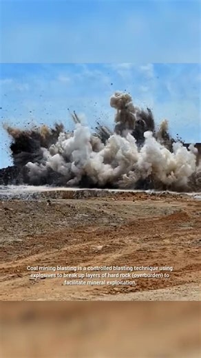 Coal mining blasting is a controlled blasting technique using explosives to break up layers of hard rock (overburden) to facilitate mineral exploitation, increase heavy equipment efficiency, and speed up production. #Blasting #CoalMining | Zona Fact