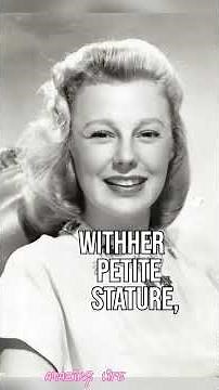 REAL STORY behind June Allyson's Rare Photos #shortsfeed #shorts #hollywood #actress #history