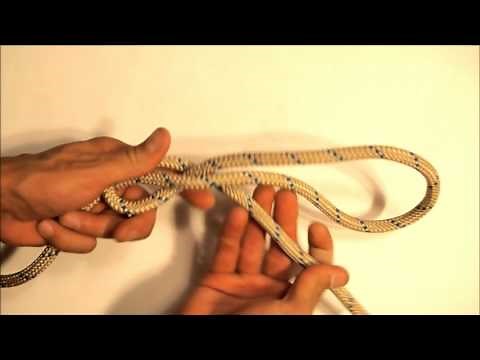 How to tie a double fisherman's loop knot