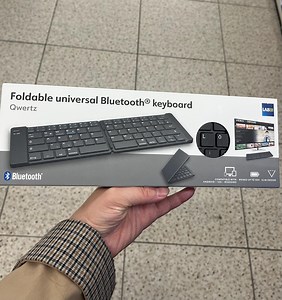 Wireless Bluetooth Keyboard Foldable – Compact, Lightweight – Rechargeable – up to 50h Battery Life – Compatible With Smartphone, Tablet & Laptop - Etsy