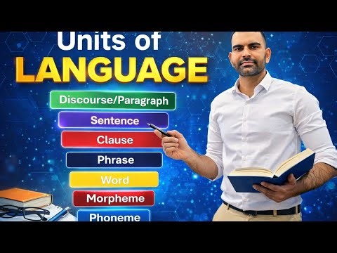 Units of language Bhasha k units, Clause, Sentence, Phrase(‪@EnglishPhenomena‬ )